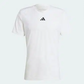 Adidas เสื้อเทนนิสผู้ชาย AEROREADY FreeLift Pro Tennis Tee | White ( IK7107 )