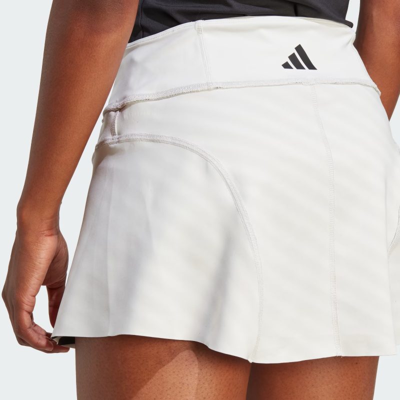 Adidas กระโปรงเทนนิสผู้หญิง Tennis Reversible AEROREADY Match Pro Skirt | Grey One ( IL9595 ) - Image 11