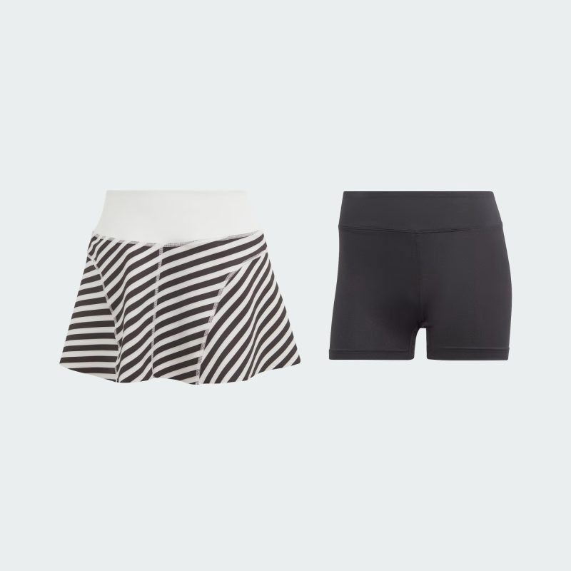 Adidas กระโปรงเทนนิสผู้หญิง Tennis Reversible AEROREADY Match Pro Skirt | Grey One ( IL9595 ) - Image 3