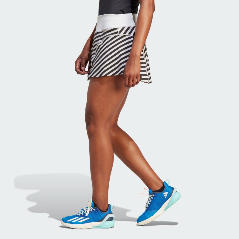 Adidas กระโปรงเทนนิสผู้หญิง Tennis Reversible AEROREADY Match Pro Skirt | Grey One ( IL9595 ) - Image 6