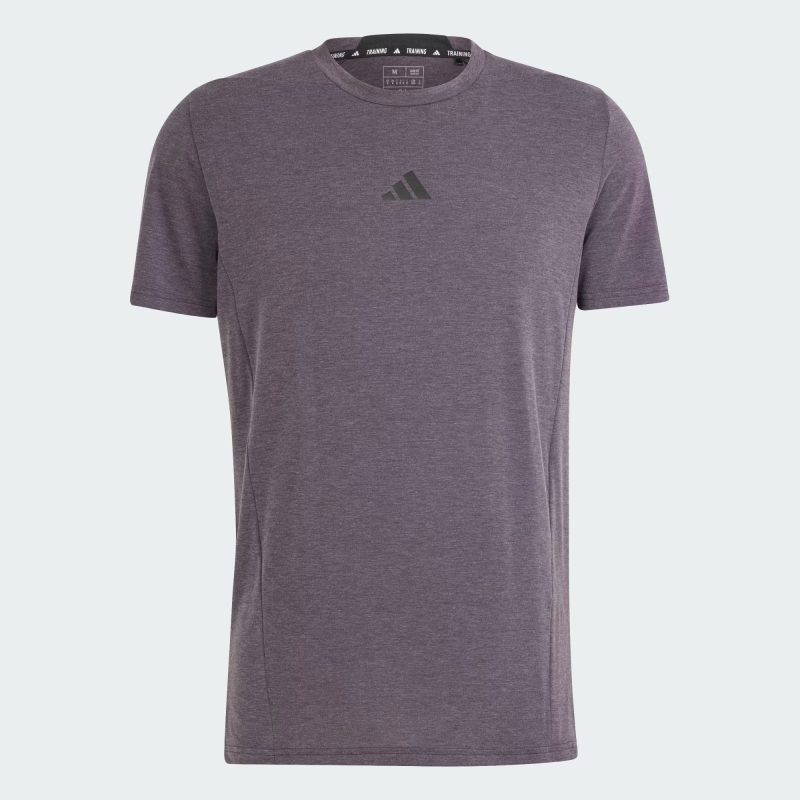 Adidas เสื้อกีฬาผู้ชาย Designed for Training Workout Tee | Aurora Black ( IS3810 )
