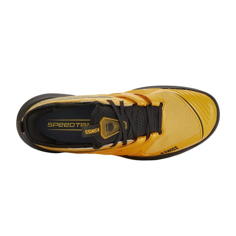 K-Swiss รองเท้าเทนนิสผู้ชาย Speedtrac | Amber Yellow/Moonless Night ( 07392-702 ) - Image 2