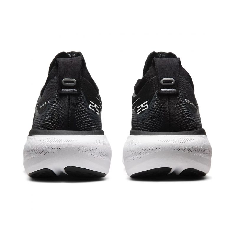 Asics รองเท้าวิ่งผู้ชาย Gel-Nimbus 25 (2E) Wide | Black/Pure Silver ( 1011B625-001 ) - Image 5