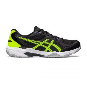 Asics รองเท้าแบดมินตันผู้ชาย Gel-Rocket 10 | Black/Carrier Grey ( 1071A054-013 )