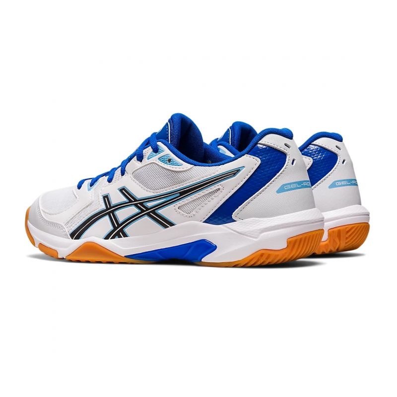 Asics รองเท้าแบดมินตันผู้หญิง Gel-Rocket 10 | White/Arctic Blue ( 1072A056-110 ) - Image 3
