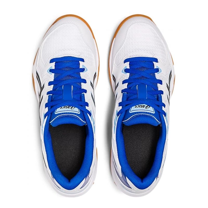 Asics รองเท้าแบดมินตันผู้หญิง Gel-Rocket 10 | White/Arctic Blue ( 1072A056-110 ) - Image 6