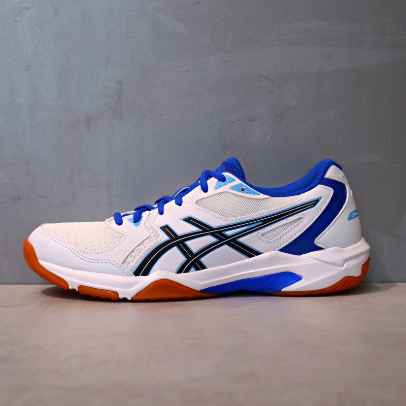 Asics รองเท้าแบดมินตันผู้หญิง Gel-Rocket 10 | White/Arctic Blue ( 1072A056-110 ) - Image 8