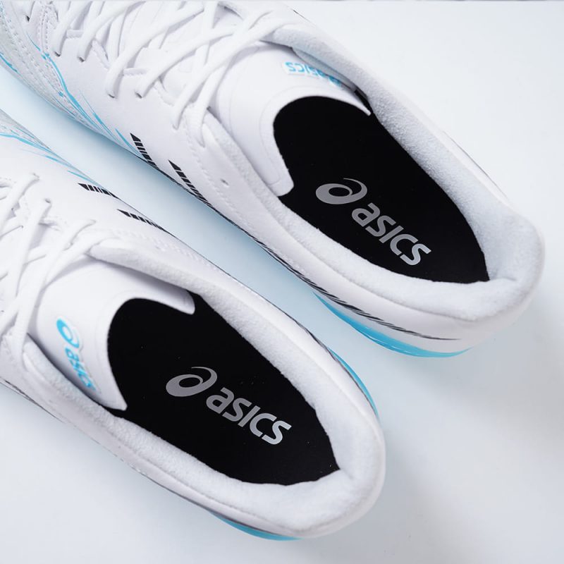 Asics รองเท้าฟุตบอล / สตั๊ด Ds Light X-Fly 5 Limited FG | White/Aquarium ( 1101A050-110 ) - Image 45