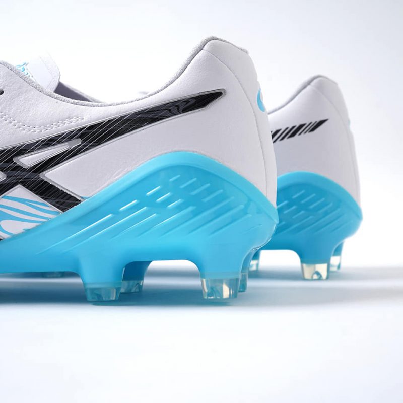 Asics รองเท้าฟุตบอล / สตั๊ด Ds Light X-Fly 5 Limited FG | White/Aquarium ( 1101A050-110 ) - Image 46
