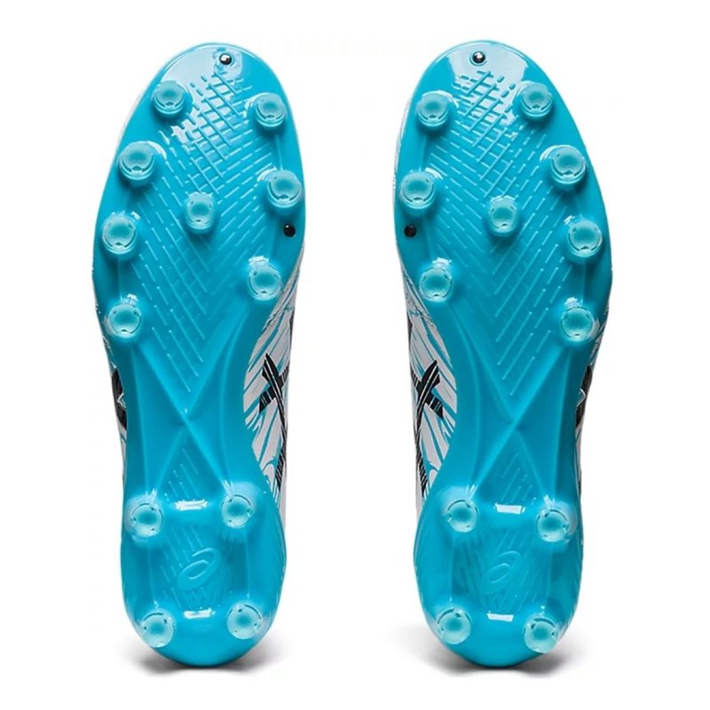 Asics รองเท้าฟุตบอล / สตั๊ด Ds Light X-Fly 5 Limited FG | White/Aquarium ( 1101A050-110 ) - Image 7