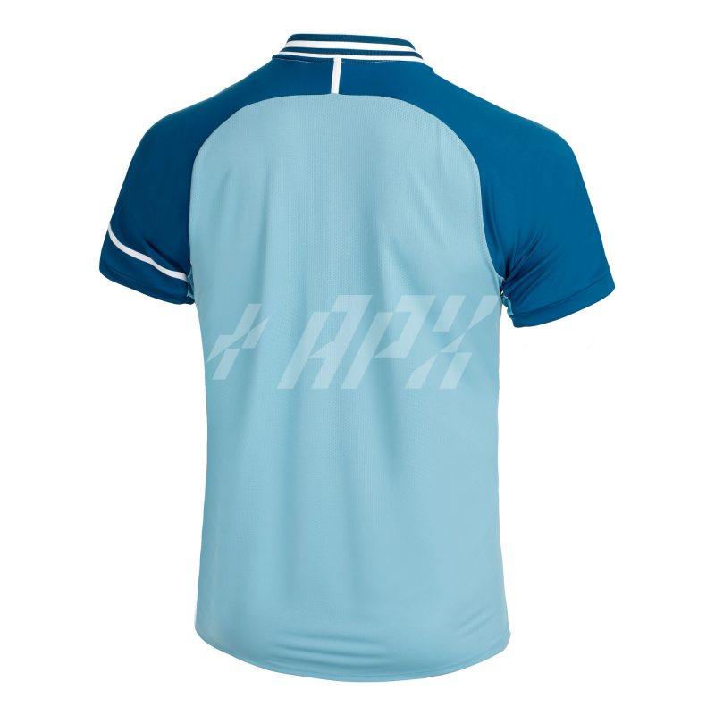 Asics เสื้อเทนนิสผู้ชาย Men's Match Polo-Shirt | Aquamarine ( 2041A272-405 ) - Image 2