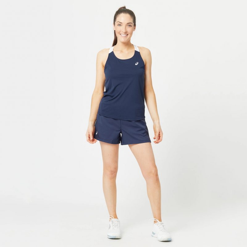 Asics เสื้อเทนนิสผู้หญิง Women's Court Tank | Midnight/Brilliant White ( 2042A261-402 ) - Image 11