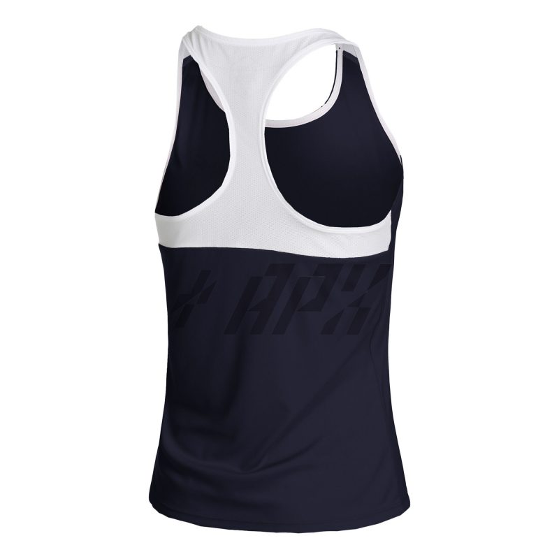 Asics เสื้อเทนนิสผู้หญิง Women's Court Tank | Midnight/Brilliant White ( 2042A261-402 ) - Image 2