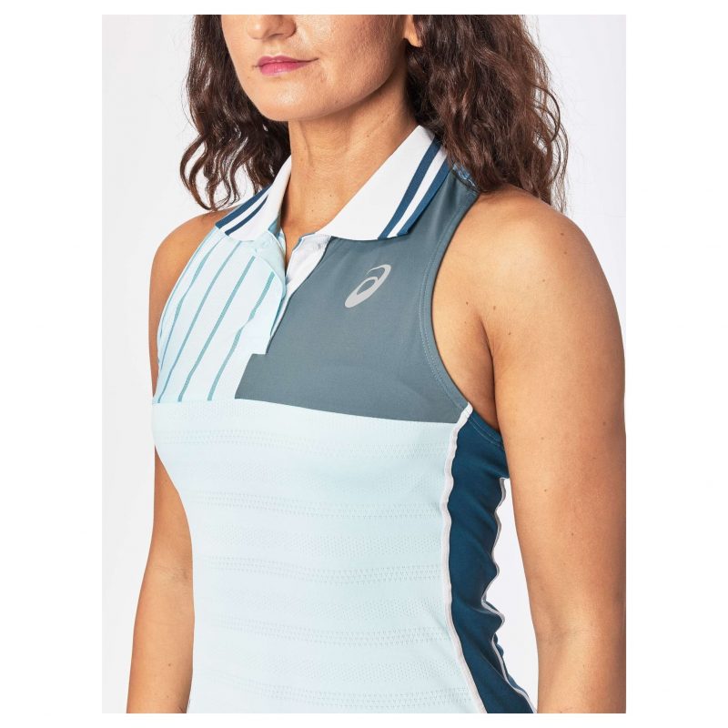 Asics ชุดเดรสเทนนิสผู้หญิง Women's Match Dress | Aquamarine ( 2042A278-405 ) - Image 18