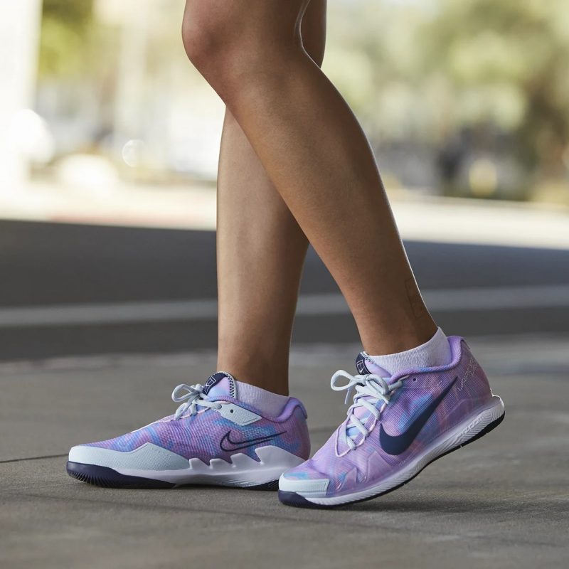 Nike รองเท้าเทนนิสผู้หญิง Air Zoom Vapor Pro HC | Glacier Blue/White/Pink Foam/Midnight Navy ( CZ0222-400 ) - Image 10