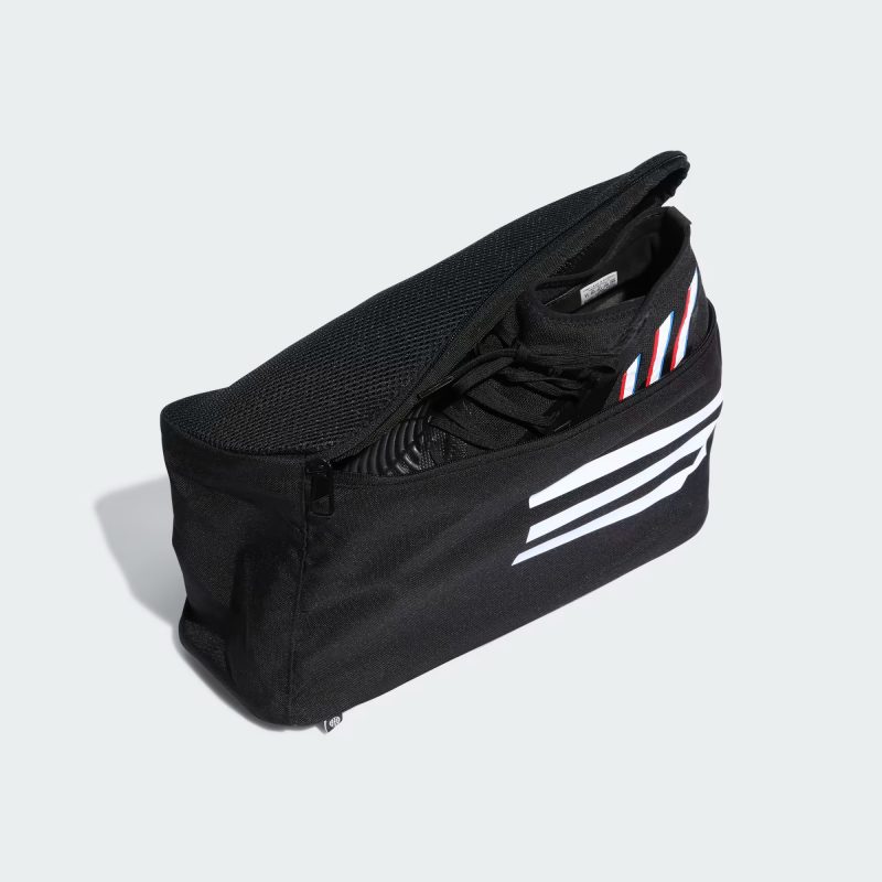 Adidas กระเป๋ารองเท้า Essentials Training Shoe Bag | Black/White ( HT4753 ) - Image 5