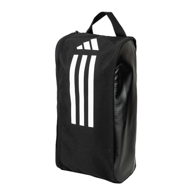 Adidas กระเป๋ารองเท้า Essentials Training Shoe Bag | Black/White ( HT4753 ) - Image 9
