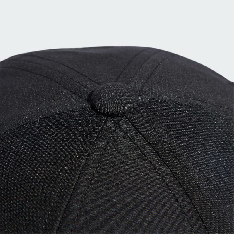 Adidas หมวกวิ่ง Running Essentials AEROREADY Six-Panel Baseball Cap | Black/Matte Silver ( HT6353 ) - Image 4