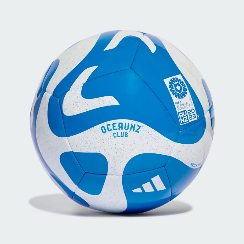 Adidas ลูกฟุตบอล Oceaunz Club Ball | Bright Blue / White ( HZ6933 )