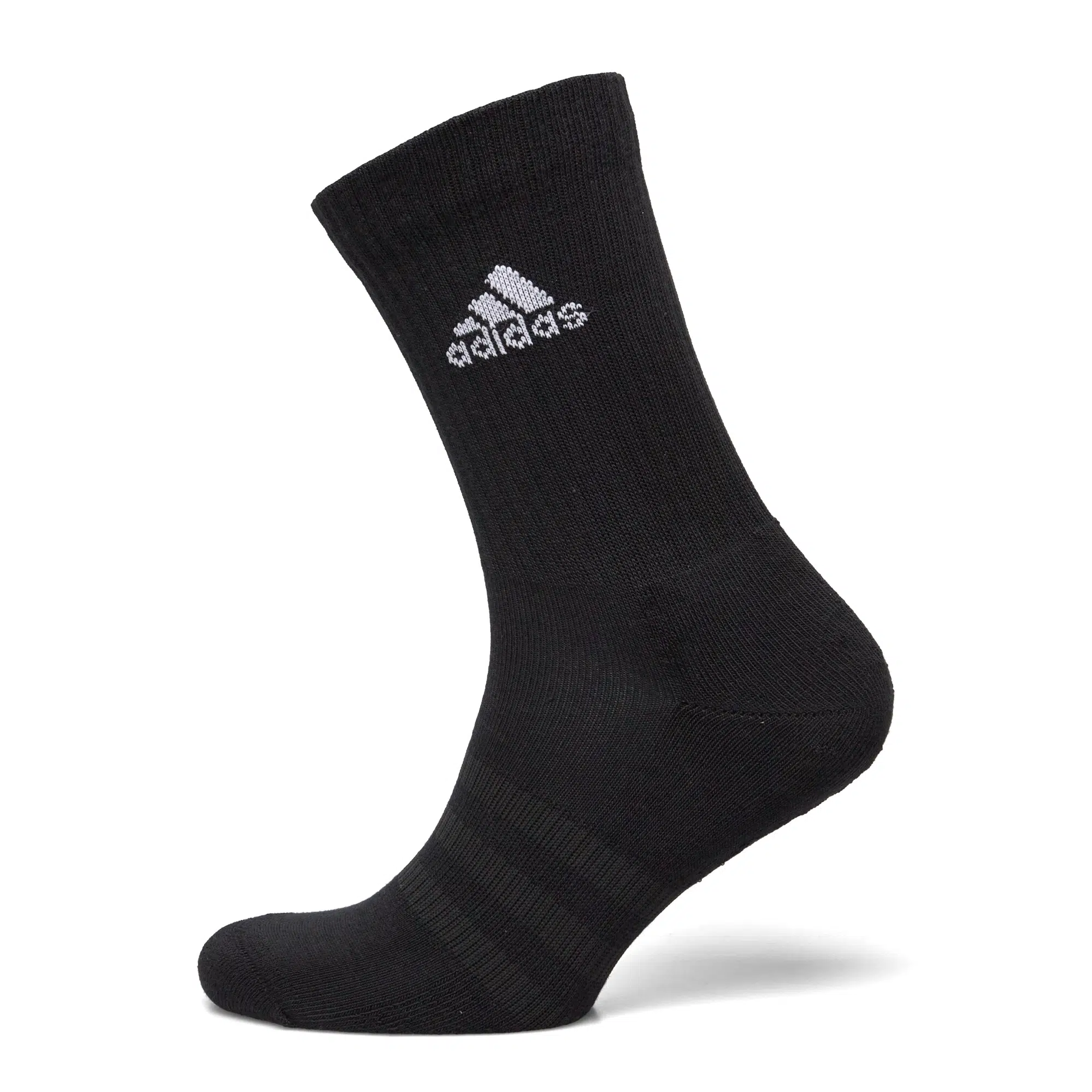 Adidas ถุงเท้า Cushioned Crew Socks 3 Pairs | Black/White ( IC1310 ) - Image 19