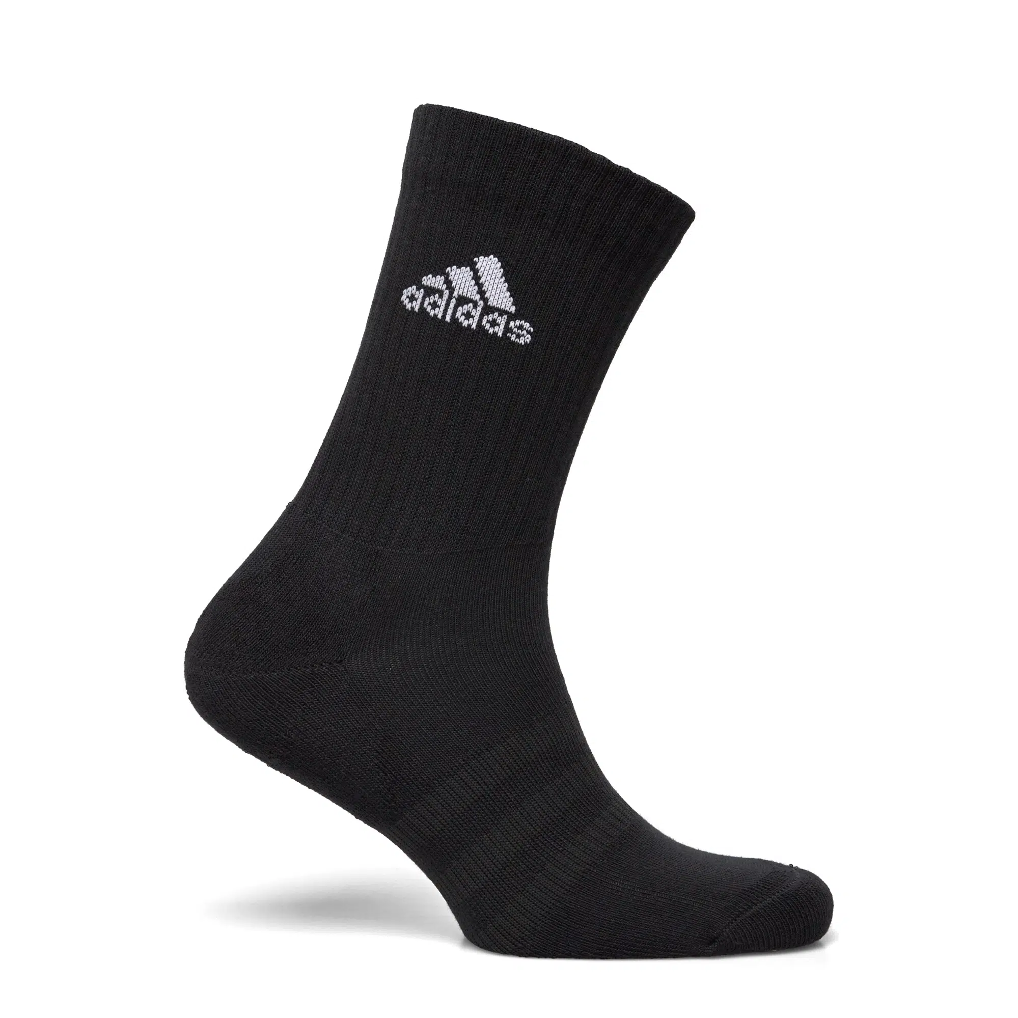 Adidas ถุงเท้า Cushioned Crew Socks 3 Pairs | Black/White ( IC1310 ) - Image 20