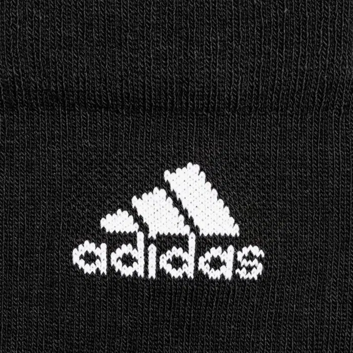 Adidas ถุงเท้า Cushioned Crew Socks 3 Pairs | Black/White ( IC1310 ) - Image 4