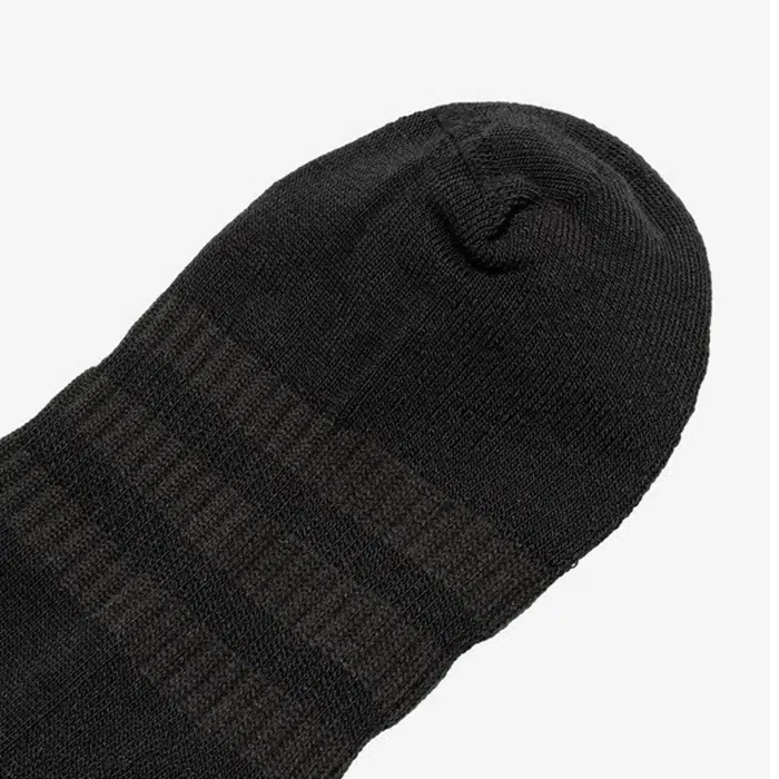 Adidas ถุงเท้า Cushioned Crew Socks 3 Pairs | Black/White ( IC1310 ) - Image 5