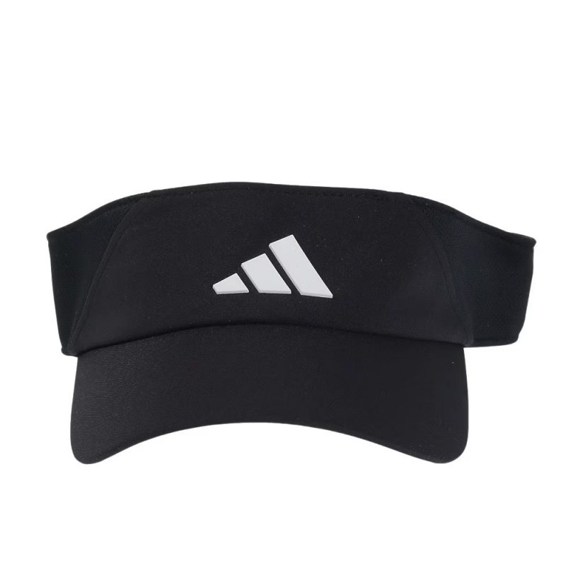 Adidas หมวกเทรนนิ่ง AEROREADY Visor | Black/White ( IC6519 ) - Image 18