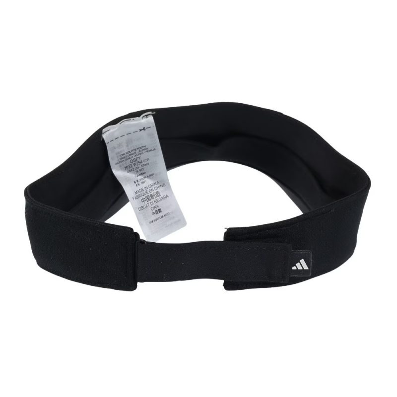 Adidas หมวกเทรนนิ่ง AEROREADY Visor | Black/White ( IC6519 ) - Image 21