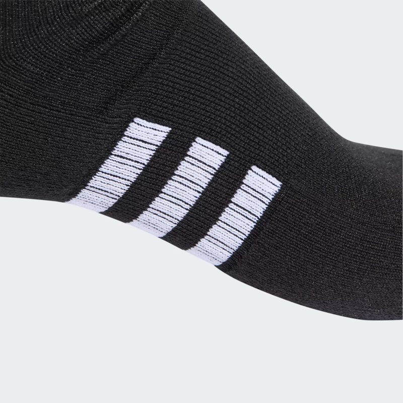 Adidas ถุงเท้า Performance Cushioned Crew Socks 3 Pairs | Black/Black/Black ( IC9521 ) - Image 4