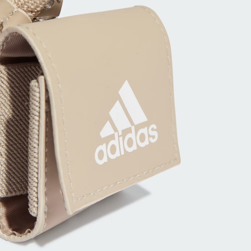 Adidas กระเป๋าหูฟังเอียร์บัด Polyurethane Earbud Bag | Wonder Beige/White ( II0897 ) - Image 5