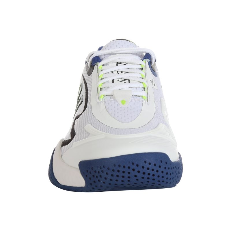 New Balance รองเท้าเทนนิสผู้ชาย Fresh Foam X CT-Rally (2E) Wide | White/Marine Blue/Thirty Watt/Black ( MCHRALW1 ) - Image 13