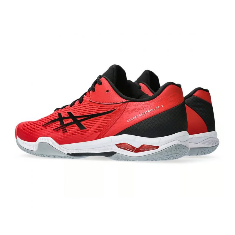 Asics รองเท้าแบดมินตันผู้ชาย Court Control FF 3 | Classic Red/Black ( 1071A087-600 ) - Image 3