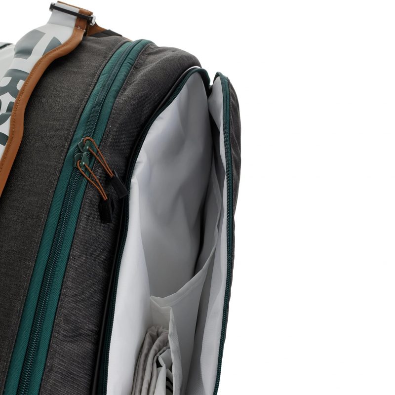 Babolat กระเป๋าเทนนิส RH12 Pure Wimbledon Tennis Bag | White/Grey ( 751217 ) - Image 10