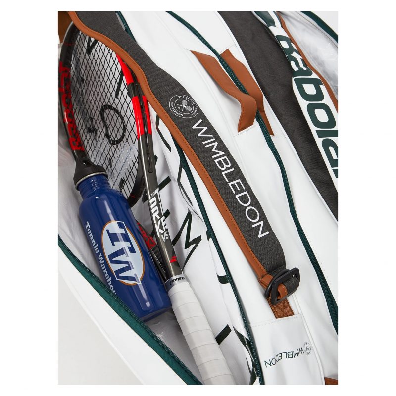 Babolat กระเป๋าเทนนิส RH12 Pure Wimbledon Tennis Bag | White/Grey ( 751217 ) - Image 11