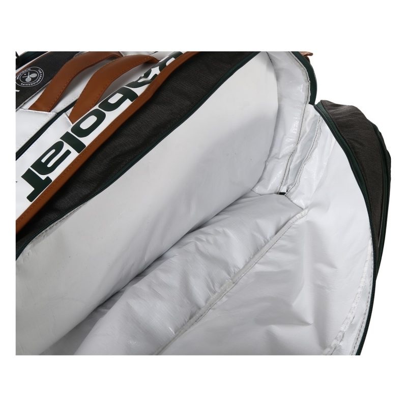 Babolat กระเป๋าเทนนิส RH12 Pure Wimbledon Tennis Bag | White/Grey ( 751217 ) - Image 24