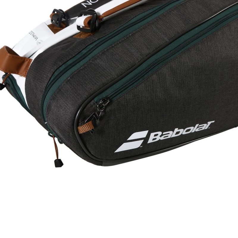 Babolat กระเป๋าเทนนิส RH12 Pure Wimbledon Tennis Bag | White/Grey ( 751217 ) - Image 25