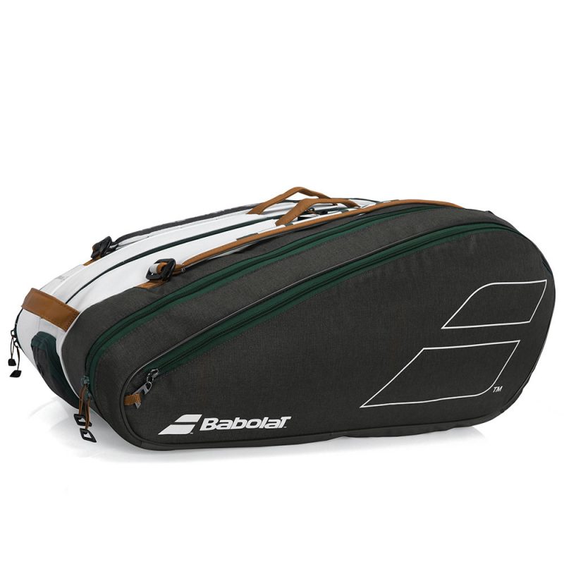 Babolat กระเป๋าเทนนิส RH12 Pure Wimbledon Tennis Bag | White/Grey ( 751217 ) - Image 31