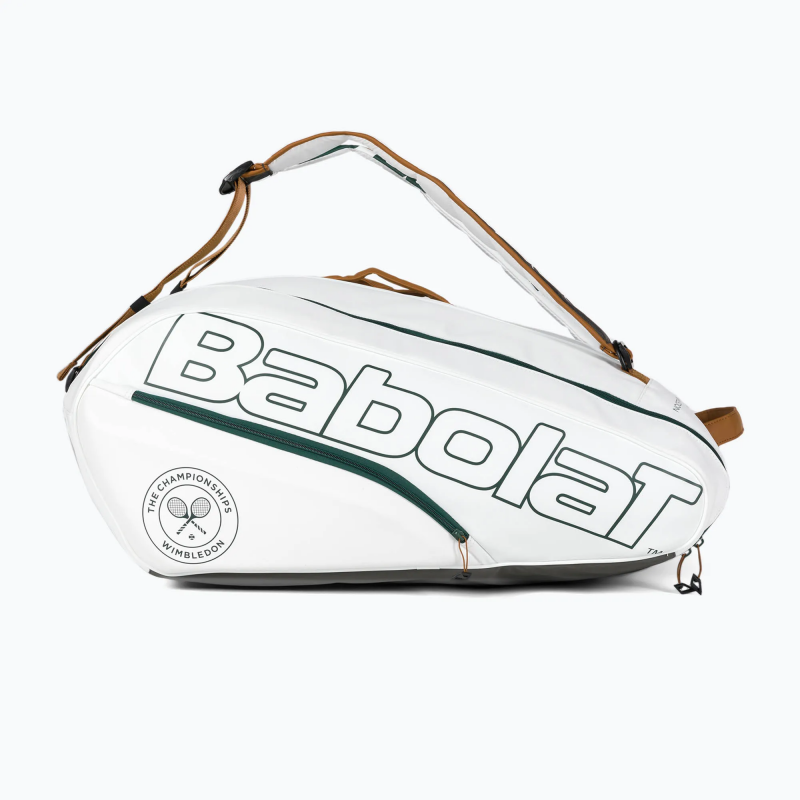 Babolat กระเป๋าเทนนิส RH12 Pure Wimbledon Tennis Bag | White/Grey ( 751217 ) - Image 40