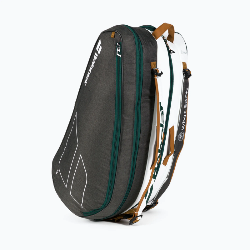 Babolat กระเป๋าเทนนิส RH12 Pure Wimbledon Tennis Bag | White/Grey ( 751217 ) - Image 42