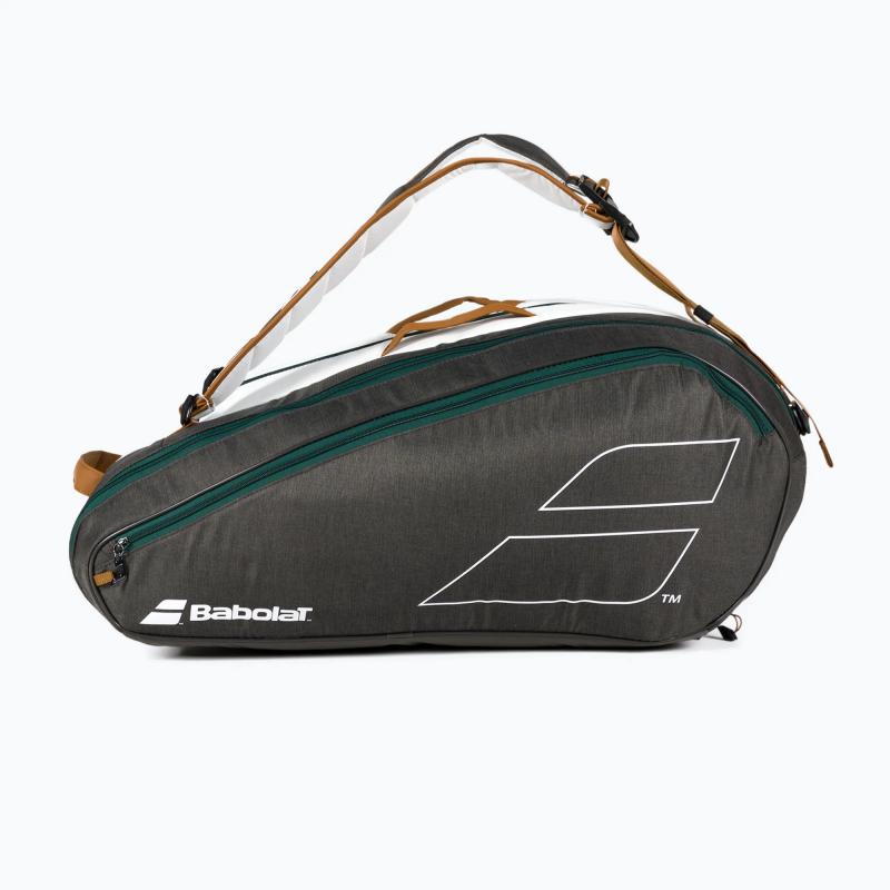 Babolat กระเป๋าเทนนิส RH12 Pure Wimbledon Tennis Bag | White/Grey ( 751217 ) - Image 43