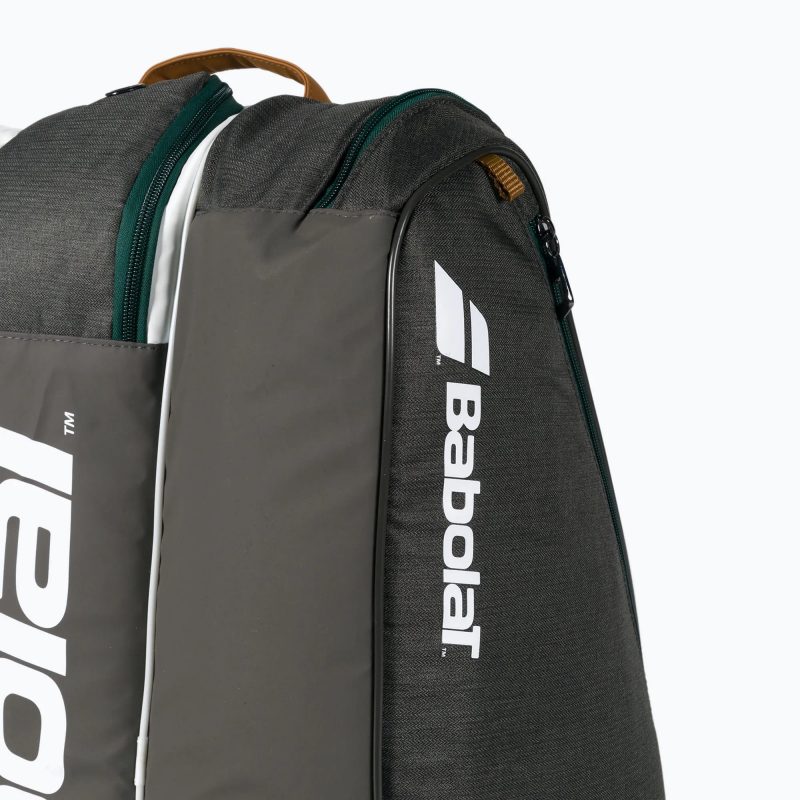 Babolat กระเป๋าเทนนิส RH12 Pure Wimbledon Tennis Bag | White/Grey ( 751217 ) - Image 44
