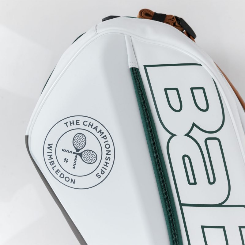 Babolat กระเป๋าเทนนิส RH12 Pure Wimbledon Tennis Bag | White/Grey ( 751217 ) - Image 57