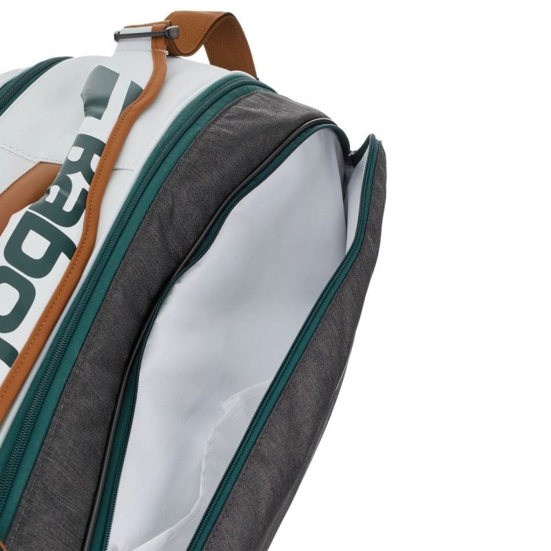 Babolat กระเป๋าเทนนิส RH6 Pure Wimbledon Tennis Bag | White/Grey ( 751218 ) - Image 15