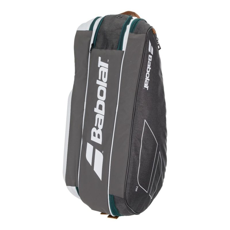 Babolat กระเป๋าเทนนิส RH6 Pure Wimbledon Tennis Bag | White/Grey ( 751218 ) - Image 17