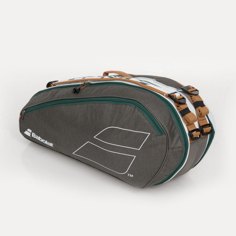 Babolat กระเป๋าเทนนิส RH6 Pure Wimbledon Tennis Bag | White/Grey ( 751218 ) - Image 28
