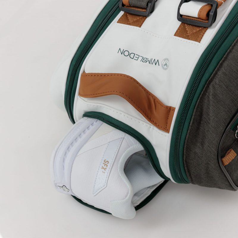 Babolat กระเป๋าเทนนิส RH6 Pure Wimbledon Tennis Bag | White/Grey ( 751218 ) - Image 32