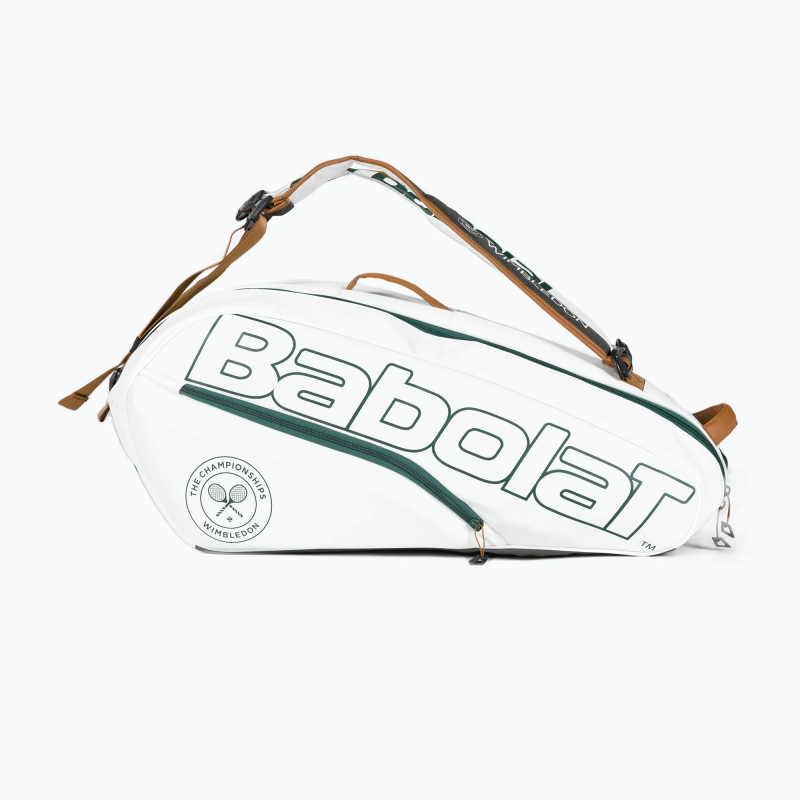 Babolat กระเป๋าเทนนิส RH6 Pure Wimbledon Tennis Bag | White/Grey ( 751218 ) - Image 4