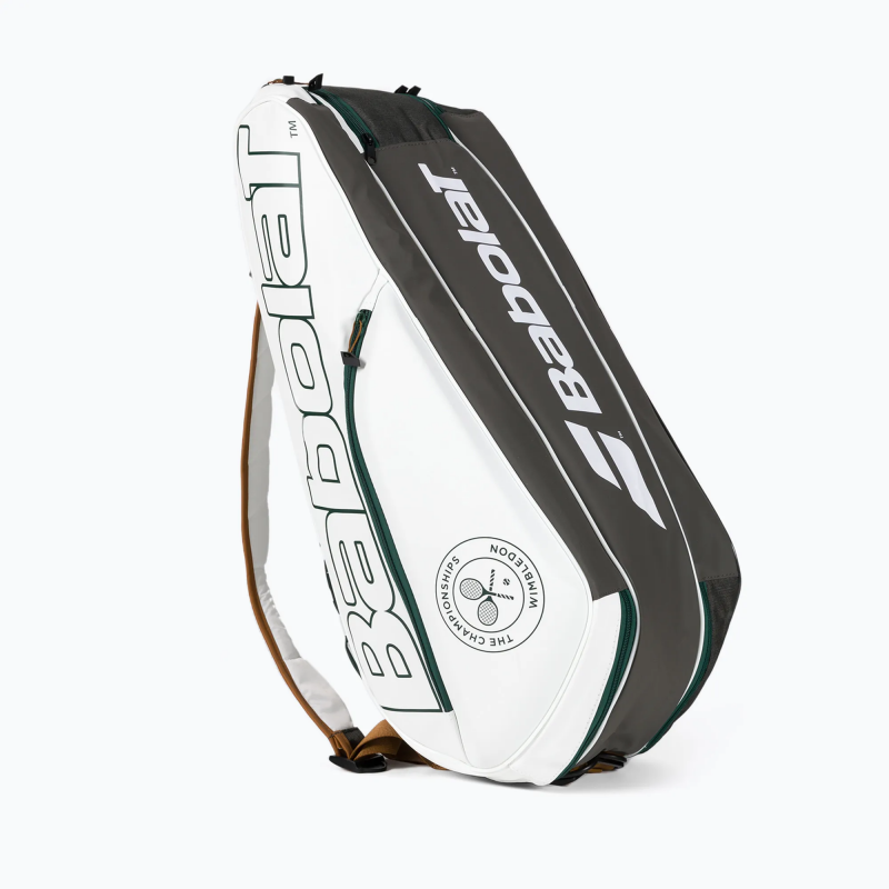 Babolat กระเป๋าเทนนิส RH6 Pure Wimbledon Tennis Bag | White/Grey ( 751218 ) - Image 6