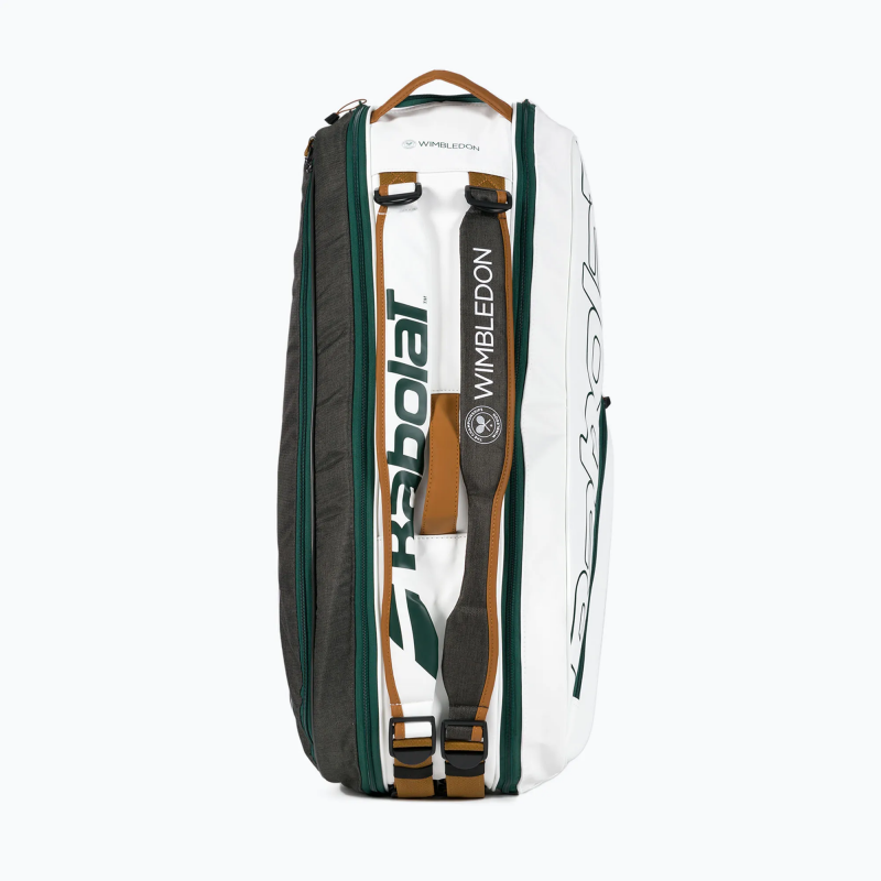 Babolat กระเป๋าเทนนิส RH6 Pure Wimbledon Tennis Bag | White/Grey ( 751218 ) - Image 8
